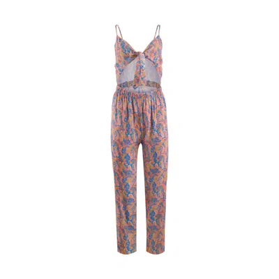 Morrato Bali Women's Clarissa Jumpsuit Maizey Dodgerblue In Blue