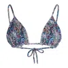 Morrato Bali Women's Claudia Bikini Top Wave Doodle Blue