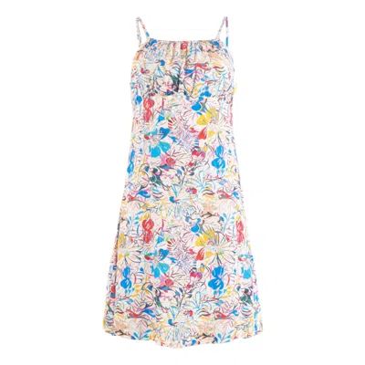 Morrato Bali Women's Farrah Mini Dress Gerbera White