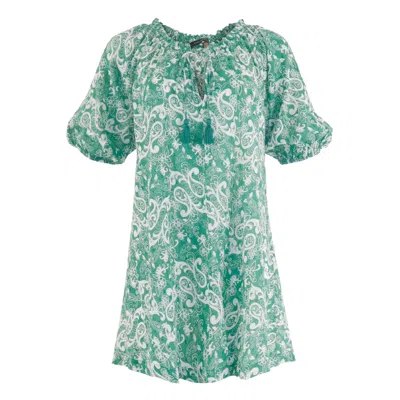 Morrato Bali Women's Green Hania Mini Dress Dakhla Akhdar