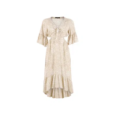 Morrato Bali Women's Green Hawwa Midi Dress Nora Mojave Dessert