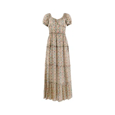 Morrato Bali Women's Green Issar Maxi Dress Magdalena Sapphire