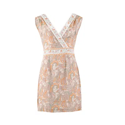 Morrato Bali Women's Neutrals Jewel Mini Dress Daviana Beige