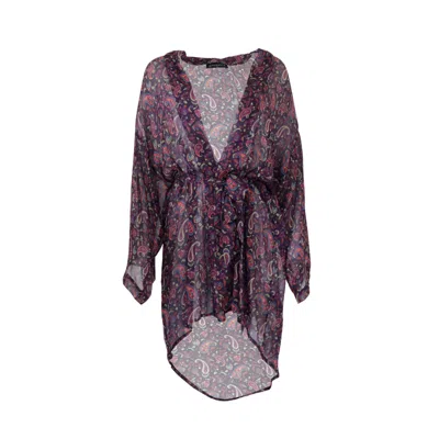 Morrato Bali Women's Pink Nina Kimono Ainsley Purple