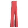 Morrato Bali Women's Red Clay Long Jumpsuit Cocoa Cherry In Red