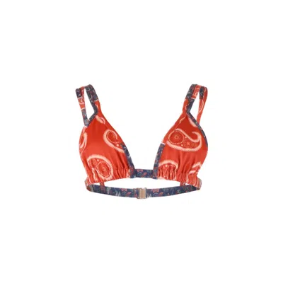 Morrato Bali Women's Red Janan Bikini Top Soraya Molten Lava