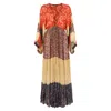 Morrato Bali Women's Red / Yellow / Orange Paras Robe Soraya In Red/yellow/orange