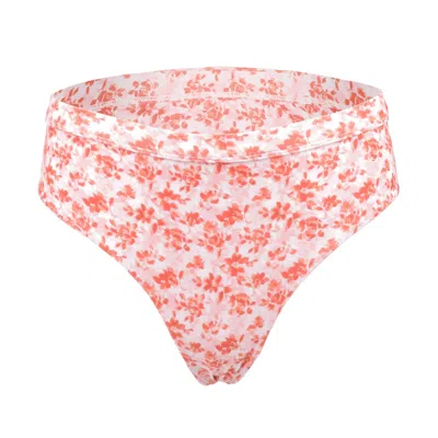 Morrato Bali Women's Reina Bikini Bottom Daffodils Red