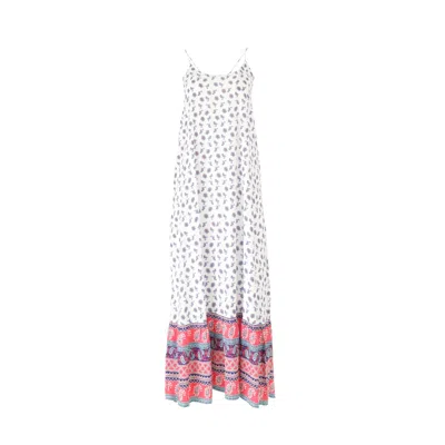 Morrato Bali Women's White Farrah Midi Dress Anna