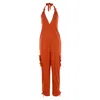 Morrato Bali Women's Yellow / Orange Bahir Jumpsuit Blood In Yellow/orange