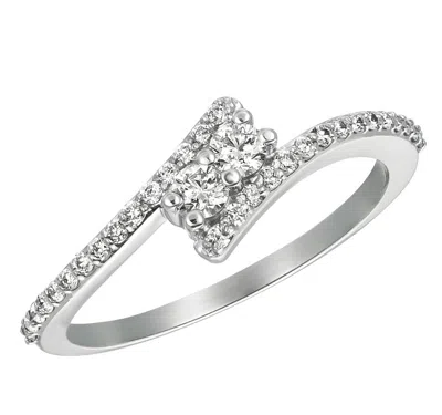 Pre-owned Morris 0.35 Carat Natural Diamond Ring Si 14k White Gold