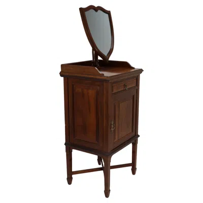 Pre-owned Morris & Co. Morris And Co. A Fine Quality Arts & Crafts Walnut Wash Or Shaving Stand In Brown