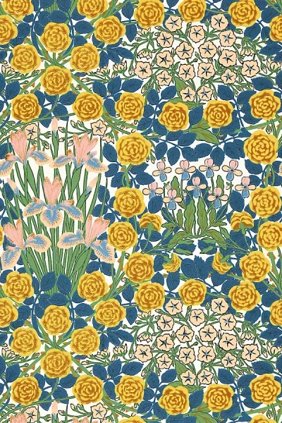 Morris & Co. Campanula Wallpaper In Yellow