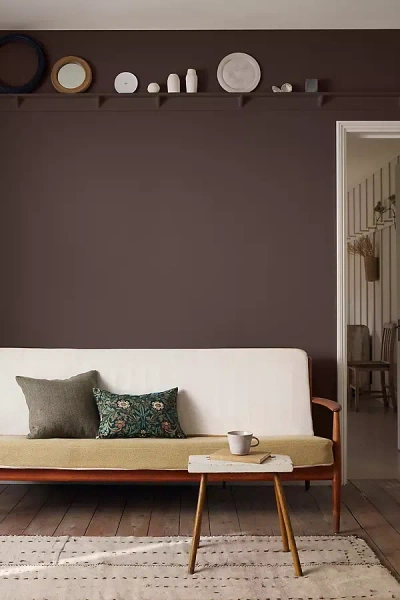 Morris & Co. Eggshell Paint In Brown