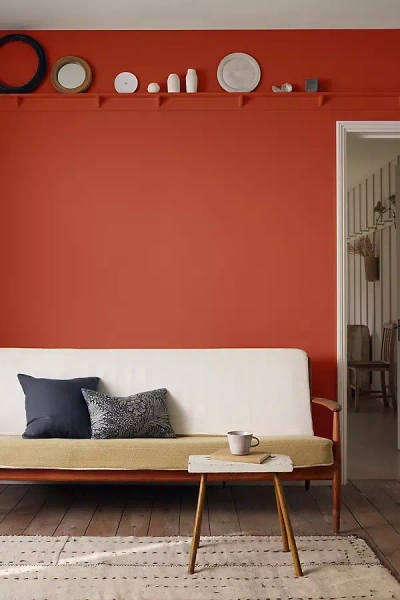 Morris & Co. Eggshell Paint In Brown