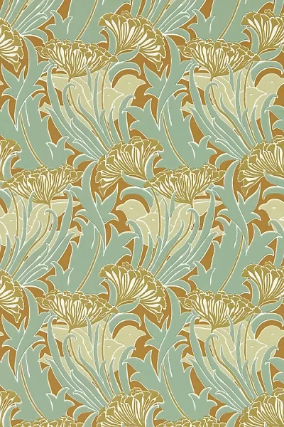 Morris & Co. Laceflower Wallpaper In Green