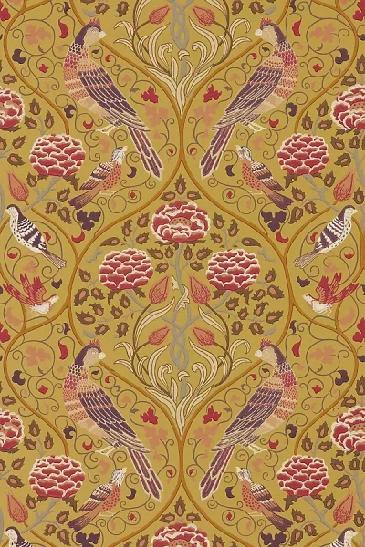 Morris & Co. Seasons By May Wallpaper In Yellow