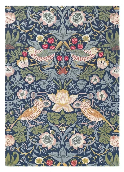 Morris & Co. Morris& Co. Strawberry Thief Rug In Multi