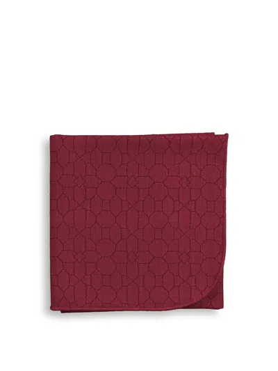 Morris & Co. Va Chinoiserie Charm Throw In Blue/ Red
