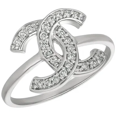 Pre-owned Morris & David 0.25 Carat Natural Diamond Pave Ring G Si 14 Karat White Gold