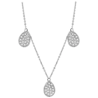 Pre-owned Morris & David 0.67 Carat Natural Diamond Pear Shape Necklace In Multi