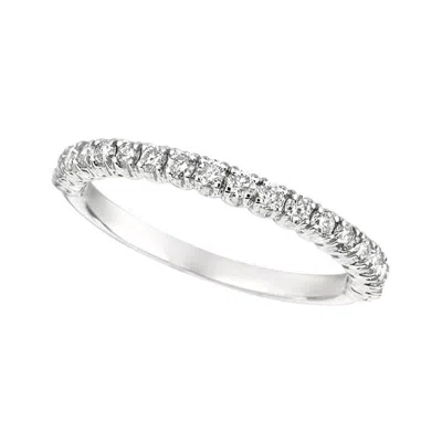 Pre-owned Morris & David 1.00 Carat Natural Diamond Stackable Ring G Si 14 Karat White Gold