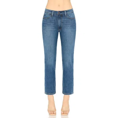 Morrison Denim Friend Mid Rise Jeans In Avalon In Blue