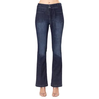 Morrison Denim High-rise Boot Cut Jeans In Studio In Blue