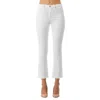 Morrison Denim Starlet Boot Crop Jean In White In White