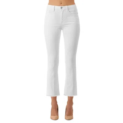 Morrison Denim Starlet Boot Crop Jean In White