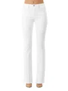Morrison Denim Starlet Mid Rise Bootcut Jeans In White In White