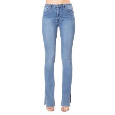 Morrison Denim Looker Wide Leg Jeans In American Pie In Blue