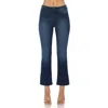 Morrison Denim Women's Starlet Leg Cuff Jeans In Stray Cat Blues In Blue