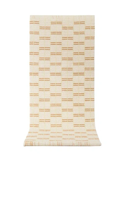 Morrow Soft Goods Lupe Kitchen & Bath Mat Runner In Lime & Tan