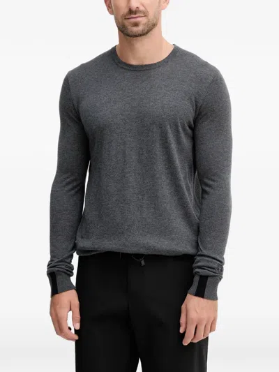 Mos Mosh Adam Long-sleeve Sweater In Gray
