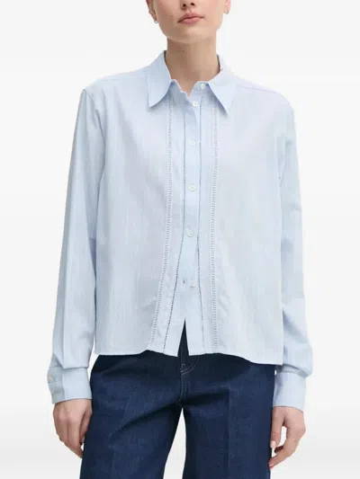 Mos Mosh Button-down Shirt In Blue