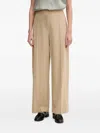 Mos Mosh Button Patch-pocket Trousers In Neutral