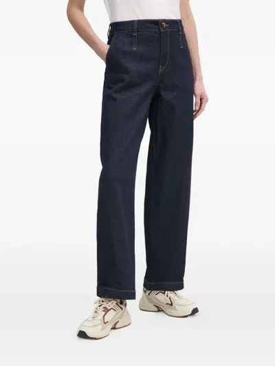 Mos Mosh Button-pocket Jeans In Blue