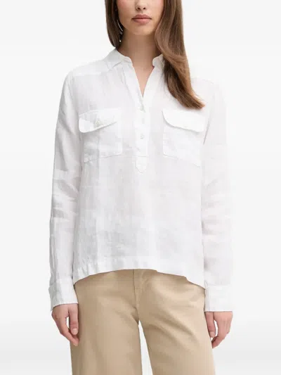 Mos Mosh Button-fastening Pocket-detail Shirt In White