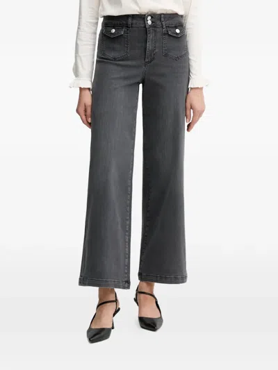 Mos Mosh Colette Pocket Jeans In Gray