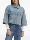 Mos Mosh Flap-pocket Jacket In Blue