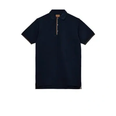 Mos Mosh Gallery Mos Mosh Mens Harvey Polo Tee In Blue