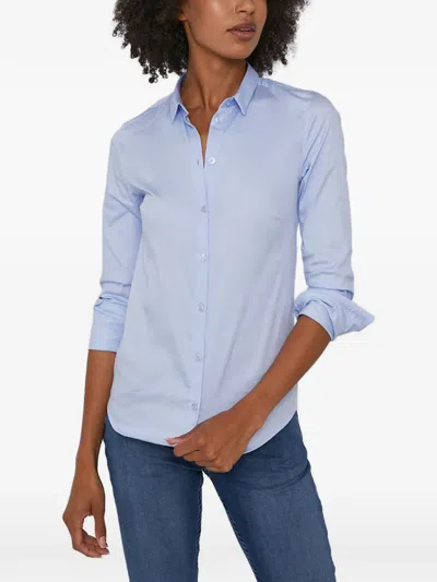 Mos Mosh Long-sleeved Shirt In Blue