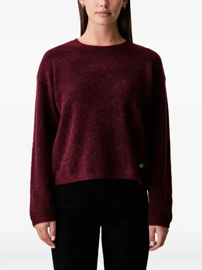 Mos Mosh Mape Crew-neck Sweater In 레드