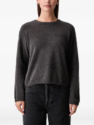 Mos Mosh Mape Crew-neck Sweater In Grey