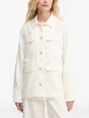 Mos Mosh Mmalfea Flap-pocket Jacket In White