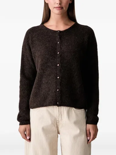 Mos Mosh Mmalmine Cardigan In Brown
