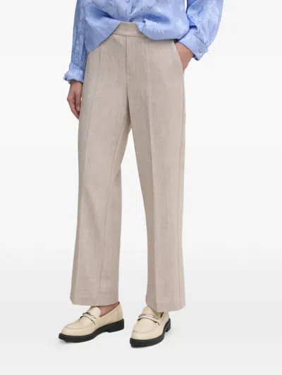 Mos Mosh Mmbai Elasticated-waist Trousers In Neutral