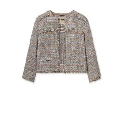 Mos Mosh Mmellis Boucle Jacket | Ecru In Neutrals