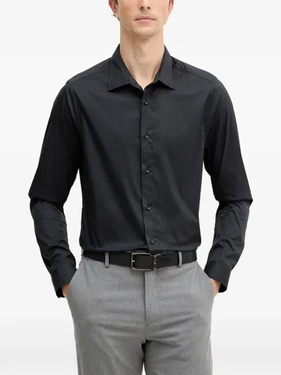 Mos Mosh Mmgmanny Button-up Shirt In Black